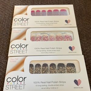 Color Street nail polish strips - Set of 3